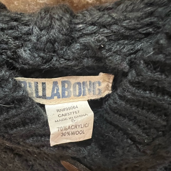 Billabong button up jacket gray small - Picture 2 of 3